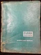 CLARK EQUIPMENT OPERATORS MANUAL NST15/20/25/30/40 NST40-28-807