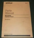 CAT CATERPILLAR BG-2455C ASPHALT PAVER PARTS BOOK MANUAL S/N 6TN00001-UP