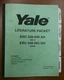 Yale Literature Packet Forklift ERC 030-040 AH/ ERC 030-065 GH (524201854)