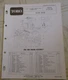 Toro 3.5 hp tiller 58007 Parts Catalog Manual original 1980