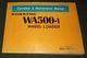 KOMATSU WA500-1 WHEEL LOADER OPERATION & MAINTENANCE MANUAL S/N 11458-UP