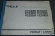 TCM FCD30Z5 FCD35Z5 FCD36Z5 Forklift Lift Truck Parts Catalog Manual PF-584F xz