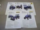 Ford New Holland  Tractor Sales Sheets T1510 T1520,TD5050,T2310 T2410 T2420 