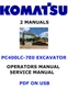 Komatsu PC400LC-7E0 Hydraulic Excavator Owners Service Shop Operators Manual PDF