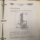 PMH Steinbeck EK-11/12/13/15 EK20 OPERATION & MAINT MANUAL ORDER PICKER FORKLIFT