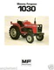 Farm Tractor Brochure - Massey Ferguson - MF 1030 - 1984 (F2366)