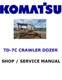 KOMATSU DRESSER TD-7C CRAWLER DOZER MANUAL SERVICE SHOP REPAIR PDF