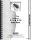 White 2-135 2-155 Diesel Tractor Parts Manual Catalog