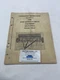Predelivery Instr for John Deere Van Brunt Fertilizer Grain Drill Model FB-A