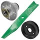 40" Deck Spindle with  Pulley & Blade For Gravely ZT1640 ZT1540 915034 915042