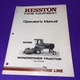 Hesston 6455 Windrower Tractor Operators Manual Form 700 703 963