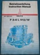 DEUTZ F 3-6 L 912/W ENGINE OPERATION & MAINTENANCE MANUAL BOOK