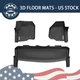 Floor Mats for 2012-2016 Ford F250-F550 SuperCrew Cab All Weather TPE Car Liners