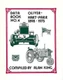 OLIVER/HART/PARR FARM EQUIPMENT DATA BOOK~ADV./BY ALAN C. KING~1898/1975 TRACTOR