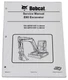 Bobcat E80 Compact Excavator Service Manual Shop Repair Book Part # 6987194