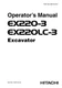 HITACHI EX220LC-3&nbsp;EX220-3 EXCAVATOR OPERATORS MANUAL