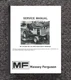 MF14 MF16 Tractor Service Manual Fits Massey-Ferguson MF 14 MF 16 with Mowers