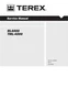 TEREX RL4000 TML-4000 Light Tower Service Manual ON PAPER Part No 116694