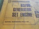 Caterpillar D379B Generator Set Engine Parts Book Manual Service 34Z 