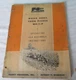 VINTAGE the Ferguson System operating Manual 1946 WOOD BROS Corn Picker WB-1-P