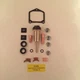 DENSO STARTER SOLENOID REPAIR KIT CONTACTS KUBOTA L4150MDT,L4150MF,L4350DT