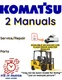 KOMATSU FG30SHTLS-16 FORKLIFT SERVICE PARTS REPAIR SHOP  MANUAL PDF USB