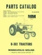 Minneapolis Moline U-302 U302 Parts Manual Catalog 2097