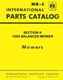 International Harvester Farmall 1000 Balanced Mower Parts Catalog Manual IH