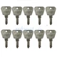 10X Starter Switch Keys T2545-41151 for Kioti Tractor LB1914 LK2554 LK30 LK3054