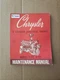 Chrysler H-170 H-225 6-Cylinder Industrial Engine Maintenance Manual