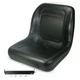 Black High Back Seat & Bracket fits Bobcat UTV's 2200, 2200D, 103267001CC, 6003