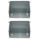 108016A Battery Box Pair for White Oliver Tractors 1550 1600 1650 1800 2-70