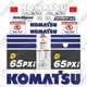 Fits Komatsu D65PXI-18 Decal Kit Dozer- 7 YEAR OUTDOOR 3M VINYL!