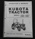 1990-1993 GENUINE KUBOTA L2650 L2950 L3450 L3650 TRACTOR OPERATORS MANUAL NICE 1