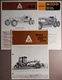 (3)  1970s Allis Chalmers Motor Graders M100 B Dealer Catalog Brochures B2-52