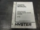 Hyster SpaceSaver S25XM S30XM S35XM S40XMS Forklift Parts Manual   C10