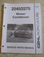 Gehl 2245 2275 Mower Conditioner Parts Catalog Manual