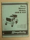 SIMPLICITY PARTS MANUAL MODELS. 4108 & 4111 TRACTORS