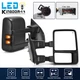 Passenger Side Smoke Signal Tow Mirror for 99-07 Ford F250-F550 Power Heated