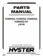 Hyster H300HD2 H330HD2 H360HD2 H360HD2-EC J019 Forklift Parts Catalog Manual PDF