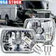 For International Harvester 4700 4800 4900 7x6 5x7 inch LED Headlight Hi/Lo Beam