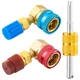 Tigbear R1234yf Quick Couplers Kit, R1234YF to R134A Quick Coupler Adapter, H...