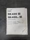 Kobelco SK400 III SK400LC III Hydraulic Excavator Parts Catalog Manual