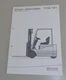 Brochure Toyota Forklift / Electric Forklift 5FBE 10 13 15 18 - 1.0 to 1.8 t