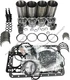 Overhaul Rebuild Kit for Kubota V3800 Engine M5-091 M5-111 M96s M108s Tractor