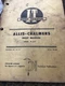 I&T SHOP MANUAL# AC-18; ALLIS CHALMERS MODEL D-21; USED CONDITION