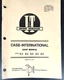I&T Case International Tractor C-36 shop manual 1190-1690 1194-1594 IT