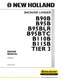 New Holland B90B,B95B,B95BLR,B95BTC,B110B,B115B Tier 3 Backhoe Service Manual