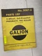 Galion Model 9 Wheel Self Propelled Pneumatic Tire Roller Shop Parts List SKU22