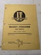 IT TRACTOR SHOP SERVICE REPAIR MANUAL MASSEY FERGUSON MF1100 MF1130 MF-24